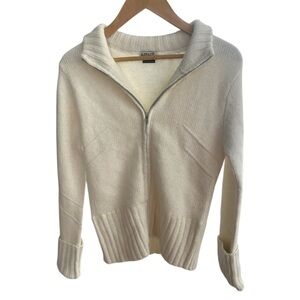 Vintage Lambs Wool Zip Up Sweater | Cardigan